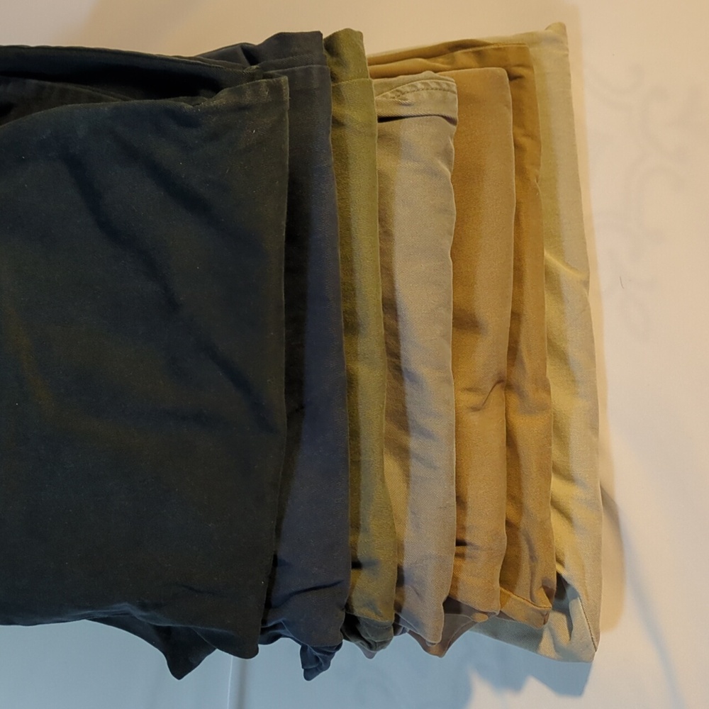 Seven pairs of Lands End slacks